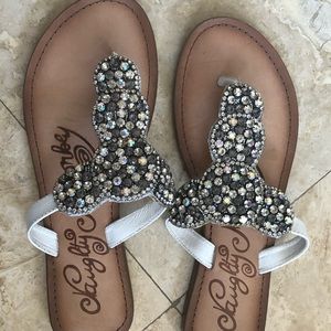 COPY - Naughty monkey flip flops